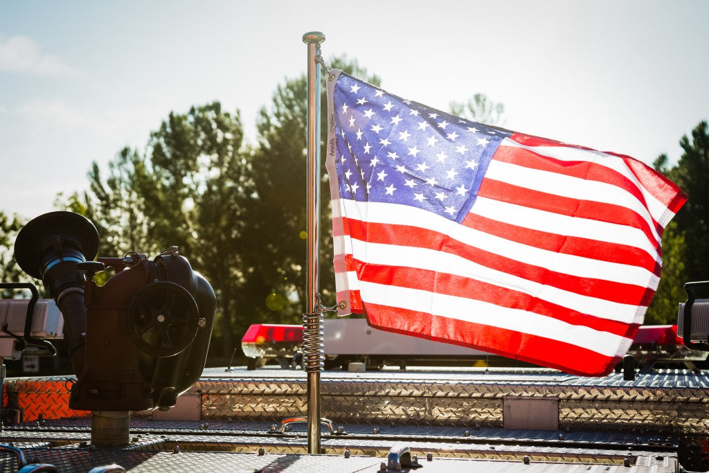Flag Spring Kit (Pole, Bracket, Flag)